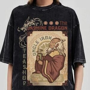 The Jasmine Dragon Teashop Uncle Iroh Shirt Retro Tee